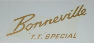 Triumph "Bonneville T.T. Special" Panel Transfer 1968-69