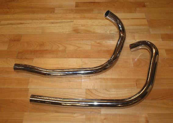 Triumph Exhaust Pipes Tiger 110 1954-57 /Pair 1 3/4