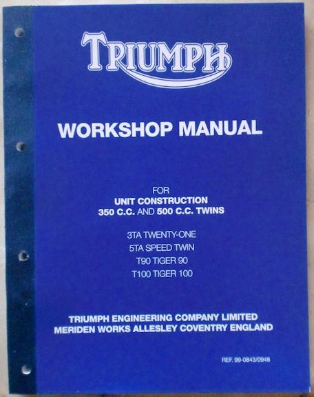 Triumph Workshop Manual 350cc and 500cc Twins