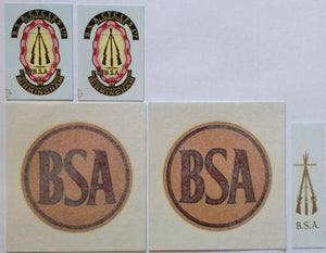 BSA M20 1939 Civilian Transfer/Sticker Set