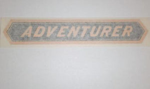 Triumph "Adventurer" Sticker f. Side Cover 1972