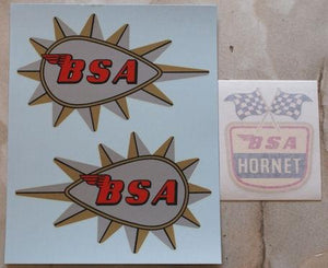 BSA A65 Hornet 1966 Transfer/Sticker Set