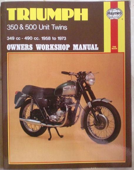 Triumph 350 & 500 Unit Twins, 3TA,5TA, T21, T90, T100 Owners Workshop Manual. Haynes