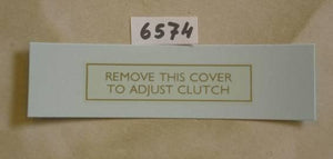 Velocette Clutch Transfer 1953/71