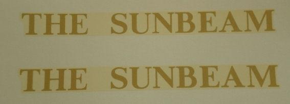 Sunbeam Transfer for Tank up to 1928/Pair