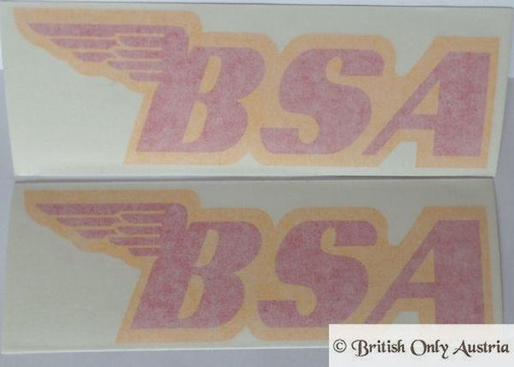 BSA Petrol Tank Sticker 1968 on /Pair