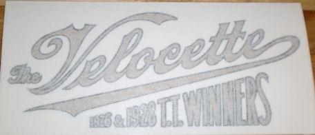 The Velocette 1926&1928 T.T. Winners Sticker