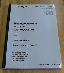 Triumph Parts Book NO11 1955 5,6T, TR5, T100, 110