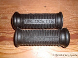 Velocette Footrest Rubbers / Pair with Logo