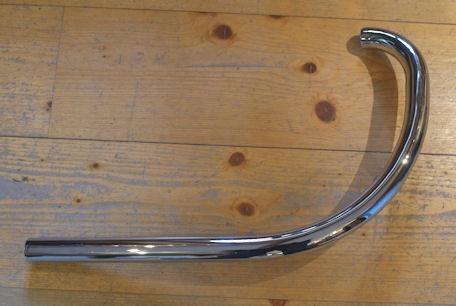 BSA Plunger 350/500cc Exhaust Pipe ZB/M33 1 3/4