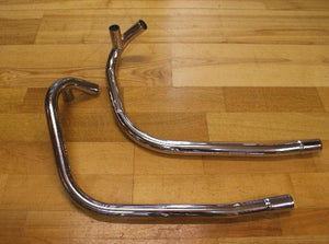 Triumph Exhaust Pipes 1972 OIF Push in /Pair 1 1/2"