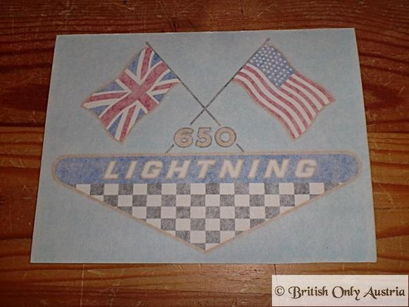BSA Lightning UK Sticker