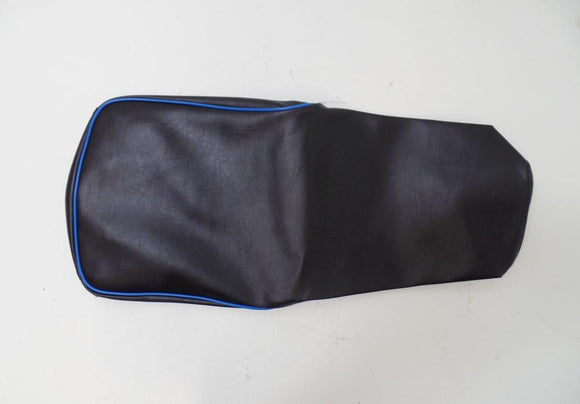 AMC Dual Seat Cover Blue Piping