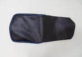AMC Dual Seat Cover Blue Piping