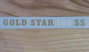 BSA Transfer "GOLD STAR 500SS" for panel 1971