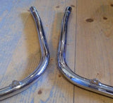 Triumph Exhaust Pipes 1971 Oil in Frame Pushover /Pair