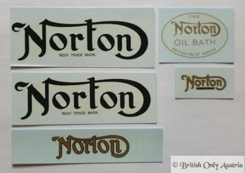 Norton Transfer Set Model 18/16H/Big Four 1934-1939
