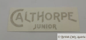 Calthorpe Junior Tank Sticker gold
