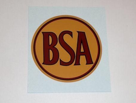 BSA Tank Sticker 1939