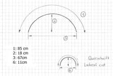 Mudguard universal, front. 11cm