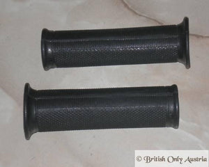 Amal Handlebar Grips. 1" + 1.1/16" x 120mm Handlebar Rubbers /Pair, closed