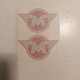 Matchless Tank Sticker 1950's Pair
