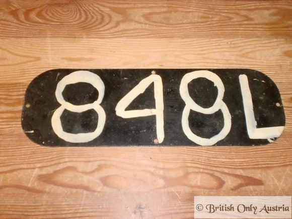 Number Plate used