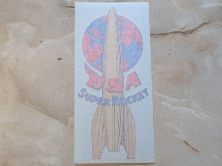 BSA Super Rocket Sticker for Tank Top