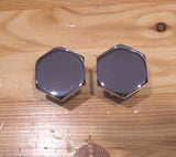 AJS/Matchless Fork Top Nuts/Pair. 1964-67