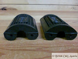 Norton Footrest Pedal Rubbers /Pair with Logo