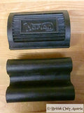 Norton Footrest Pedal Rubbers /Pair with Logo