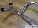 Triumph T100R 1972 Push In Exhaust Pipes /Pair
